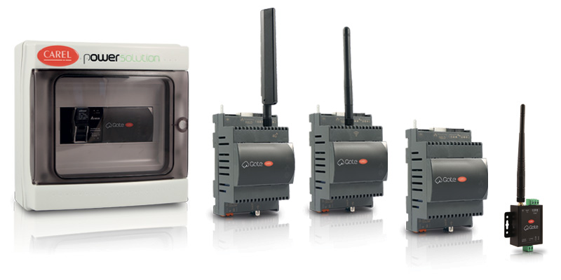 Carel automation and monitoring system for industrial refrigeration control