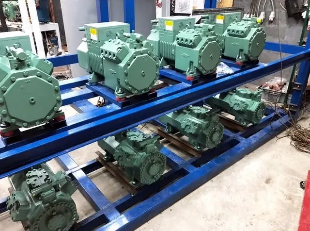Бустерна транскритична CO2-станція на компресорах Bitzer 4NSL-30K для тунелю Unidex TZF-4A